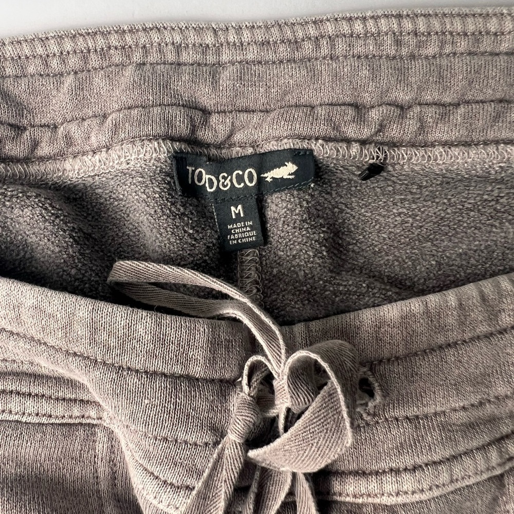 Toad&Co Taupe Drawstring Sweatpants - M Hemp & Organic Cotton blend